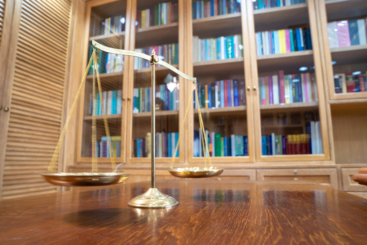 balanced scales of justice